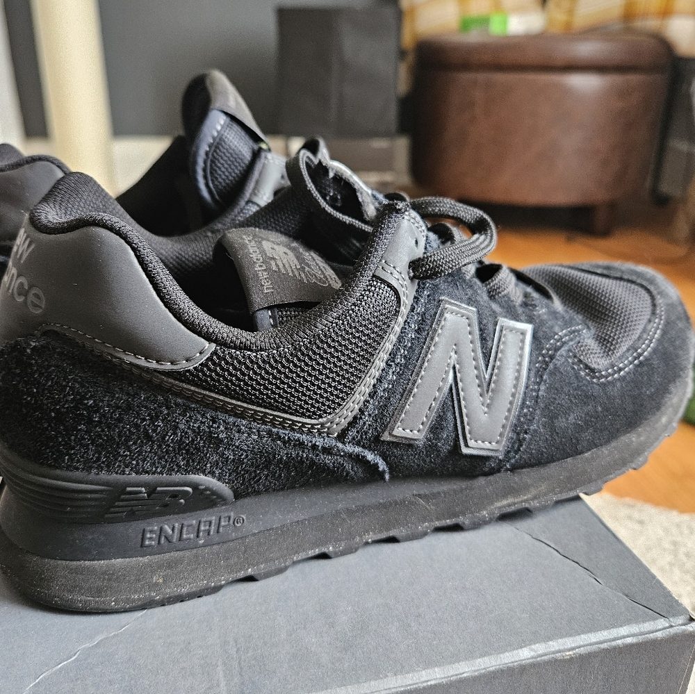 New Balance all black sneakers